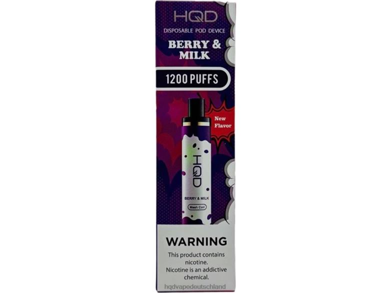 Beere und Milch HQD CUVIE PLUS Einweg 0FP4H130 - HQD Deutschland großhandel