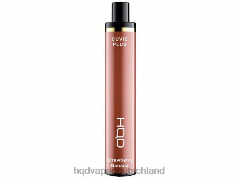 Erdbeere Banane HQD CUVIE PLUS Einweg-Vapor 0FP4H256 - HQD vape München