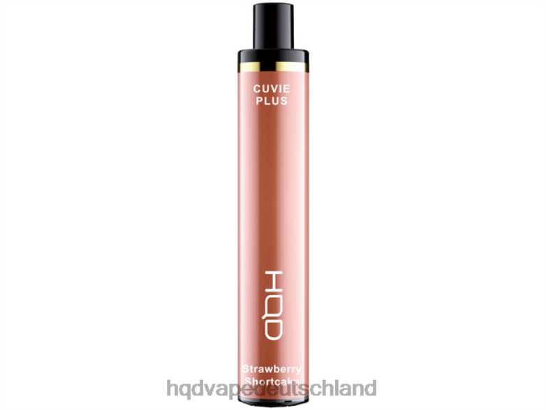 Erdbeerkuchen HQD CUVIE PLUS Einweg-Vapor 0FP4H259 - HQD vapes online