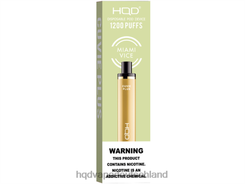 Miami Vice HQD CUVIE PLUS Einweg-Vapor 0FP4H220 - HQD Deutschland großhandel