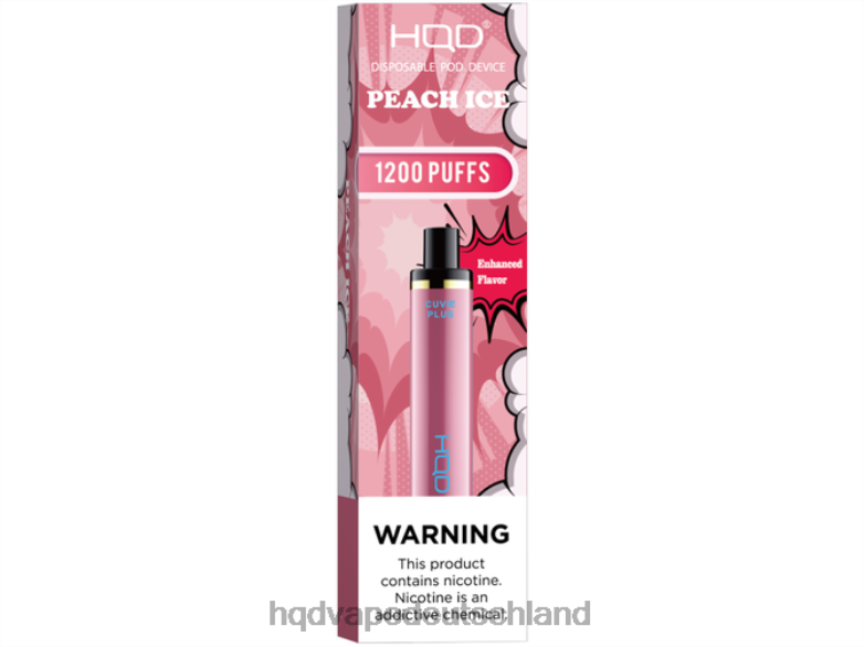 Pfirsicheis HQD CUVIE PLUS Einweg-Vapor 0FP4H230 - HQD Deutschland großhandel