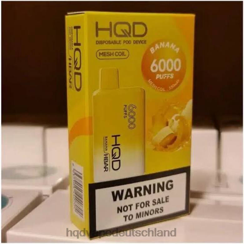 Banane HQD HBAR 6000 Züge 0FP4H47 - HQD kaufen hamburg