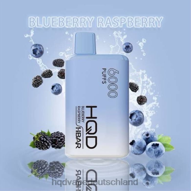 Blaubeer-Himbeere HQD HBAR 6000 Züge 0FP4H43 - HQD Deutschland