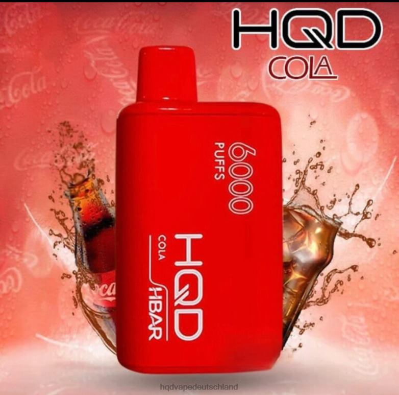 Cola HQD HBAR 6000 Züge 0FP4H46 - HQD vape München