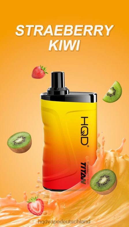 Erdbeer-Kiwi HQD TITAN 7000 Züge 0FP4H8 - HQD vape rezensionen