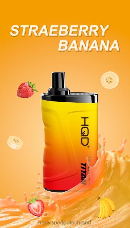Erdbeere Banane HQD TITAN 7000 Züge 0FP4H13 - HQD Deutschland