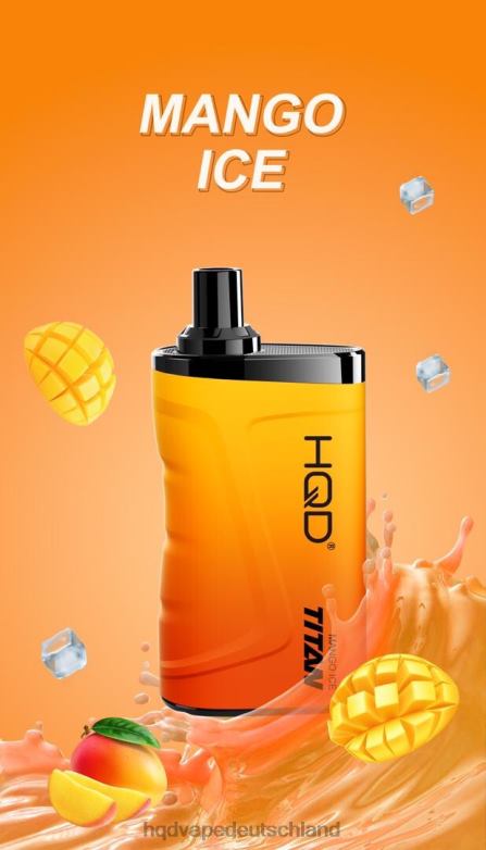 Mango-Eis HQD TITAN 7000 Züge 0FP4H11 - HQD nikotin
