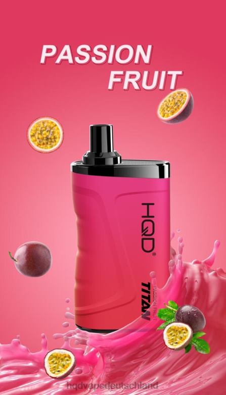 Passionsfrucht HQD TITAN 7000 Züge 0FP4H1 - HQD nikotin