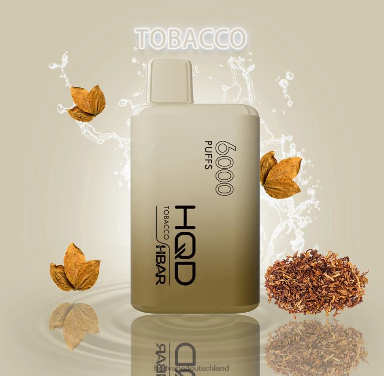Tabak HQD HBAR 6000 Züge 0FP4H52 - HQD vape Deutschland