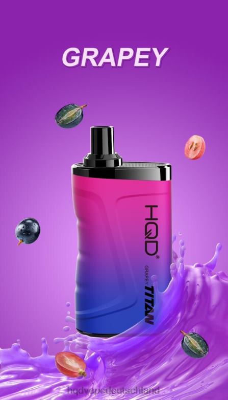 Traube HQD TITAN 7000 Züge 0FP4H15 - HQD vape Berlin