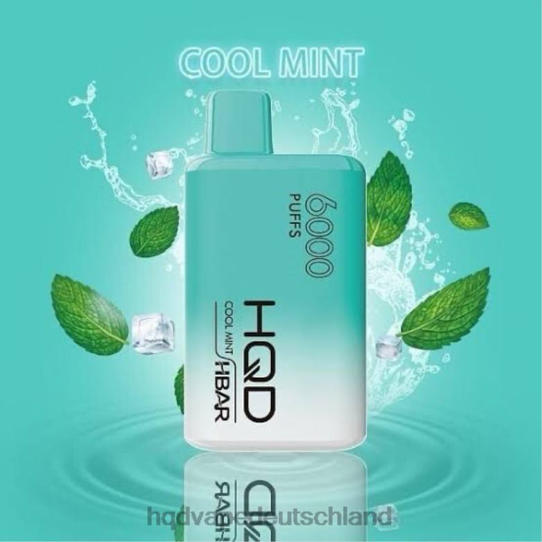 frische Minze HQD HBAR 6000 Züge 0FP4H48 - HQD vape rezensionen