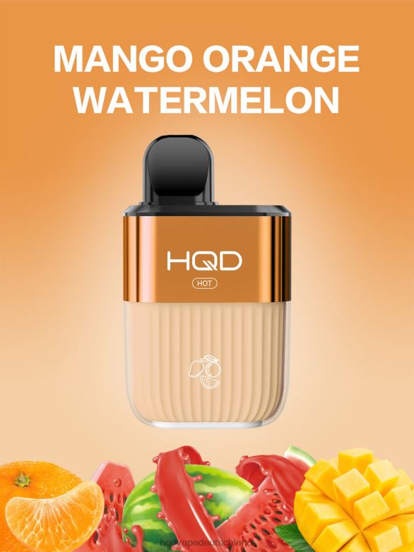Mango-Orangen-Wassermelone HQD HOT 5000 Züge 0FP4H60 - HQD Deutschland großhandel